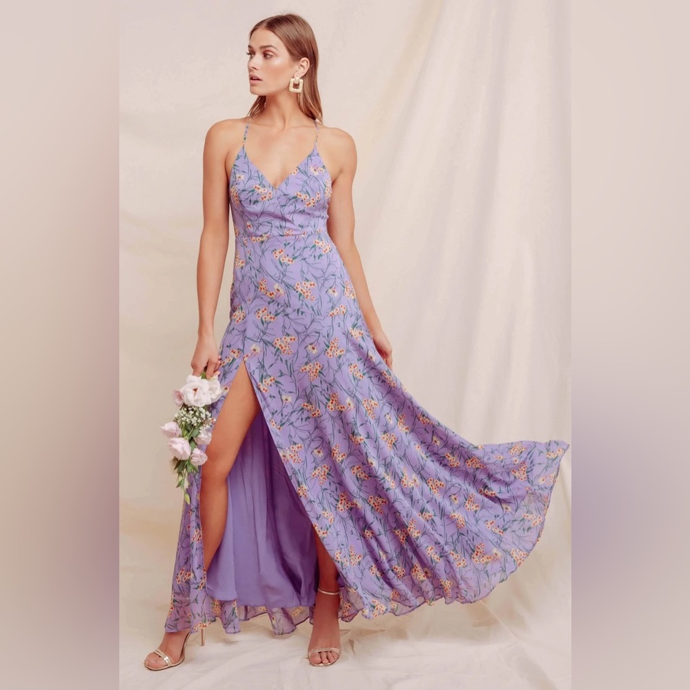 ASTR the Label Pandora Floral Maxi Dress